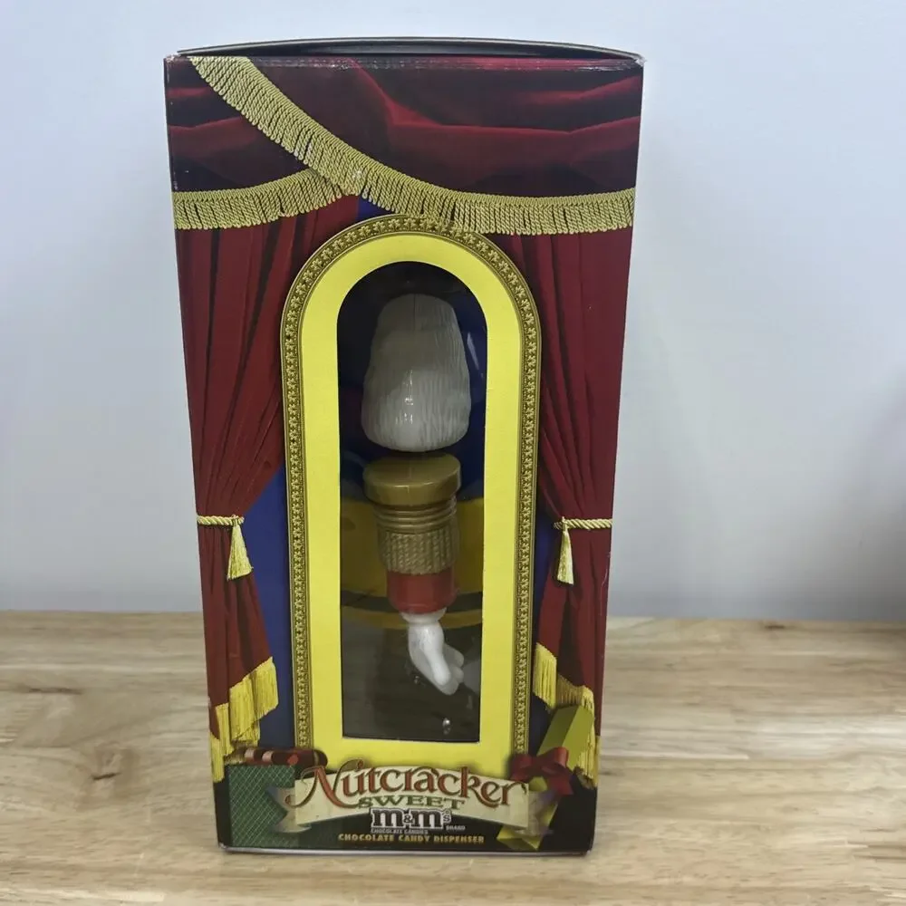 NIB M&Ms MARS BLUE M&M Nutcracker Limited Edition Christmas Candy Dispenser